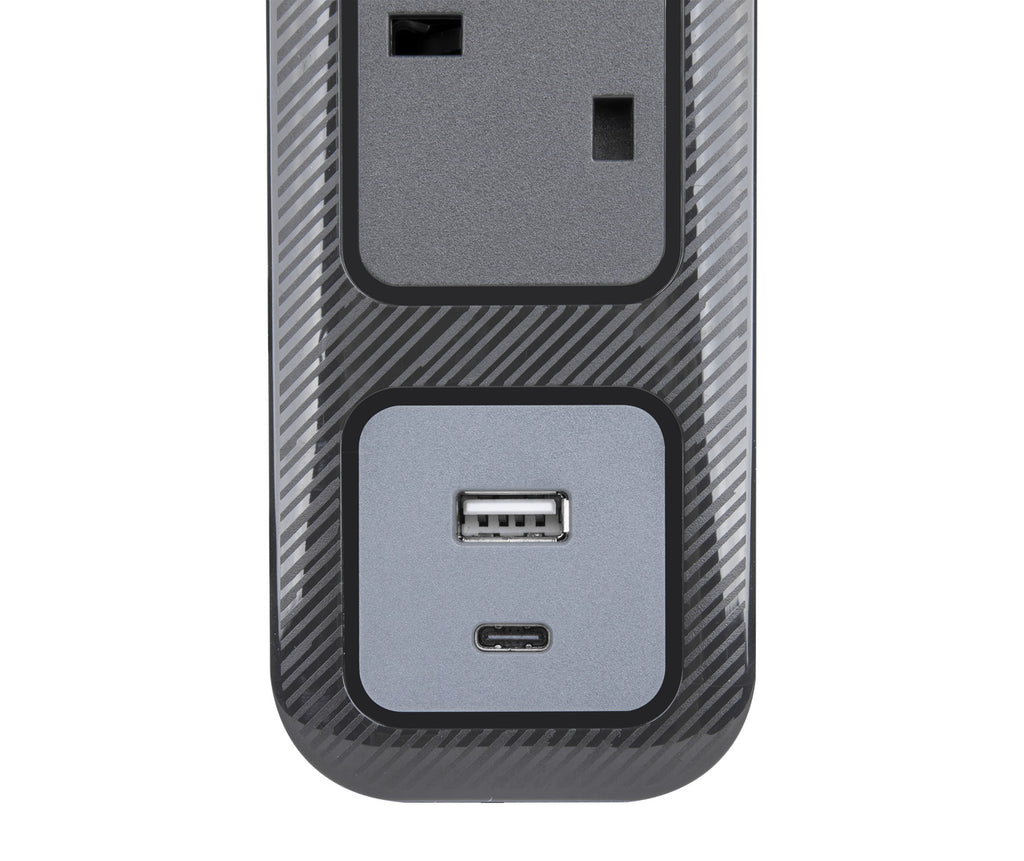 Targus 4位PD快充防雷拖板 連2個智能USB插口 SMARTSURGE Plus