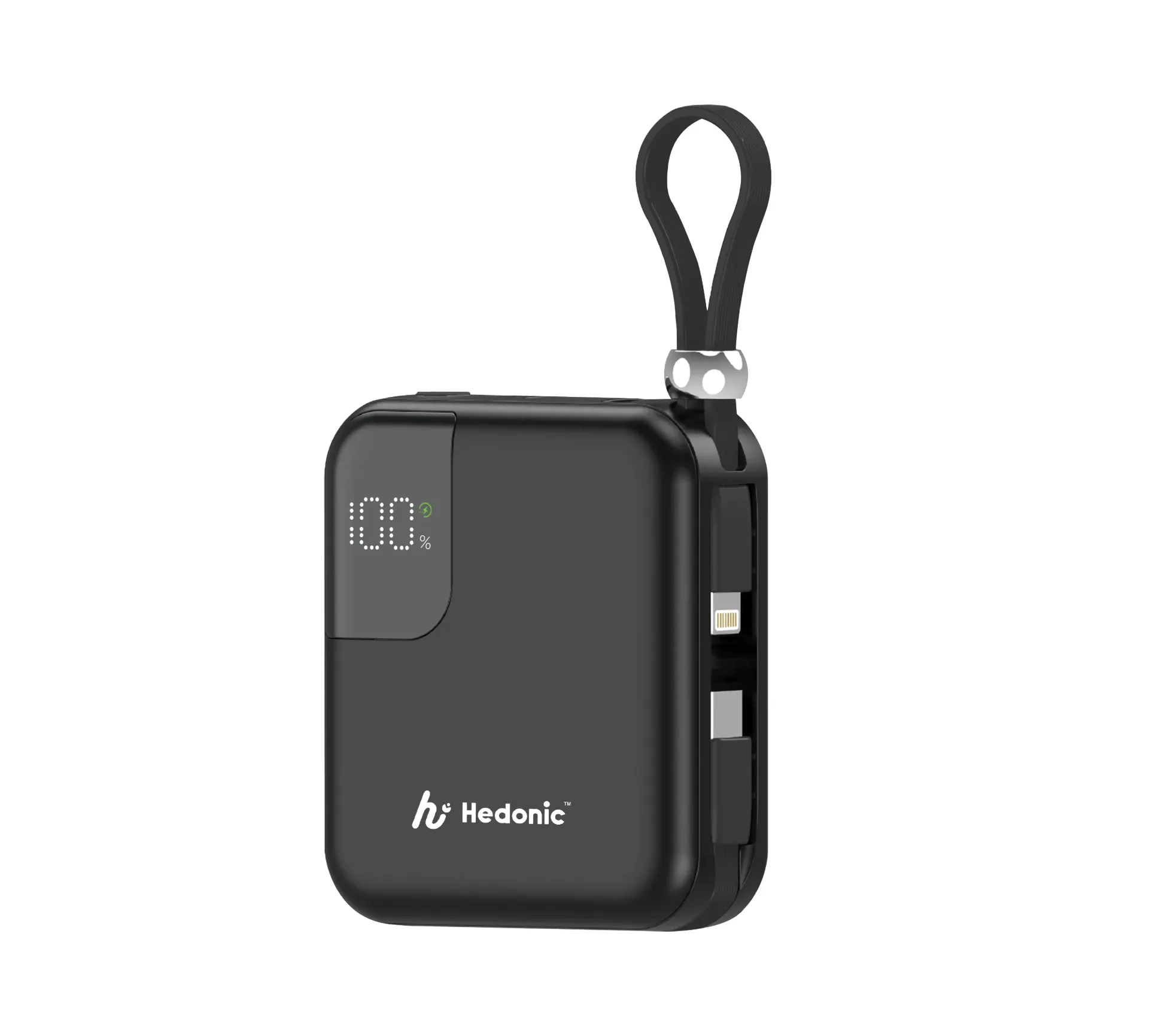 Hedonic - PD 3.0 20W Lightning
& USB-C Tiny Gen III 10000mAh
Portable Battery
Black
