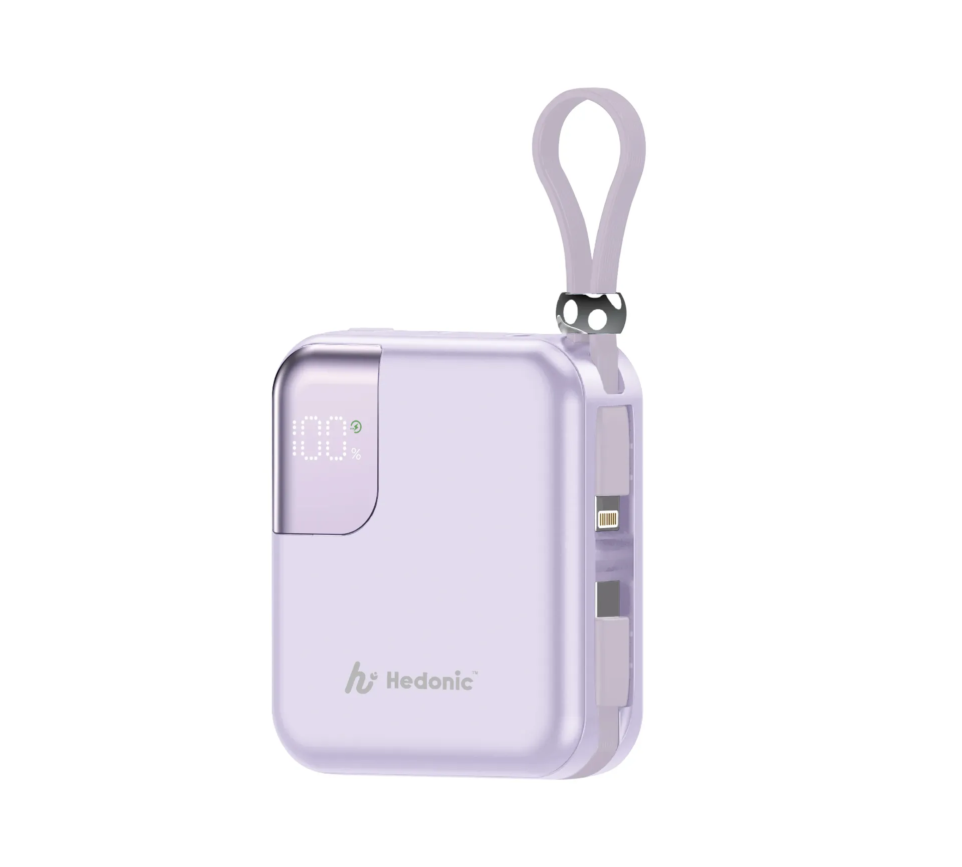 Hedonic - PD 3.0 20W Lightning
& USB-C Tiny Gen III 10000mAh
Portable Battery
Purple